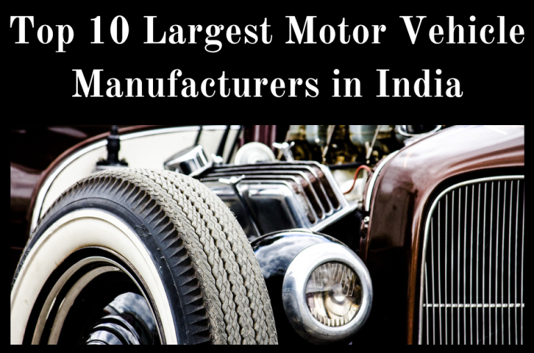 Largest Motor Vehicle Manufacturers in India