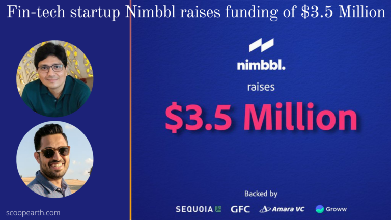 Fin-tech startup Nimbbl raises funding of $3.5 Million