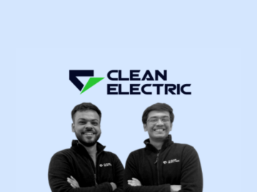 Clean Electric Founders (L-R): Akash Gupta, Abhinav Roy