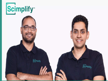 (L-R), Salil Srivastava and Sachin Santhosh, founders, Scimplify