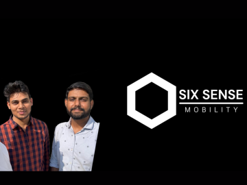 Six Sense Mobility Founders Sumit Roy, Kapil Rao, and Narendra Kumar Verma