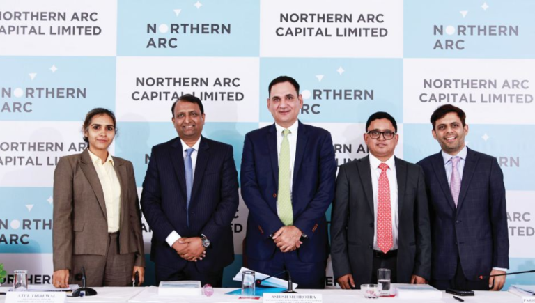 Northern Arc Capital team at press conference.