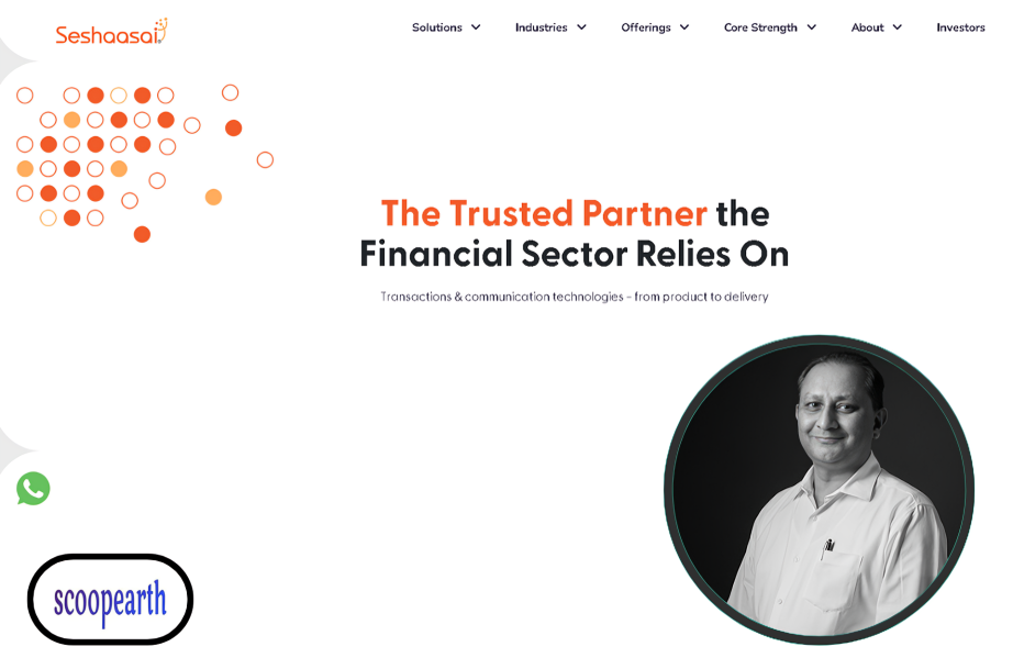 Seshaasai Technologies debuts with a premium listing at 3% on BSE and NSE