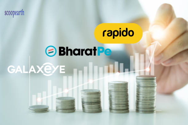 Indian startup funding highlights featuring Rapido, BharatPe, GalaxEye, and Gnani raising $222M this week.