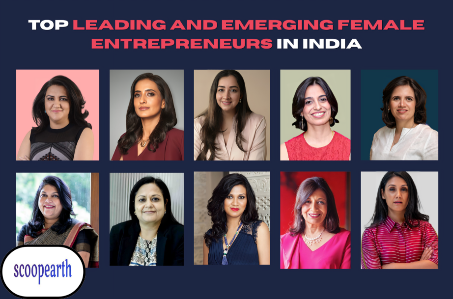 Top Leading and Emerging Female Entrepreneurs in India