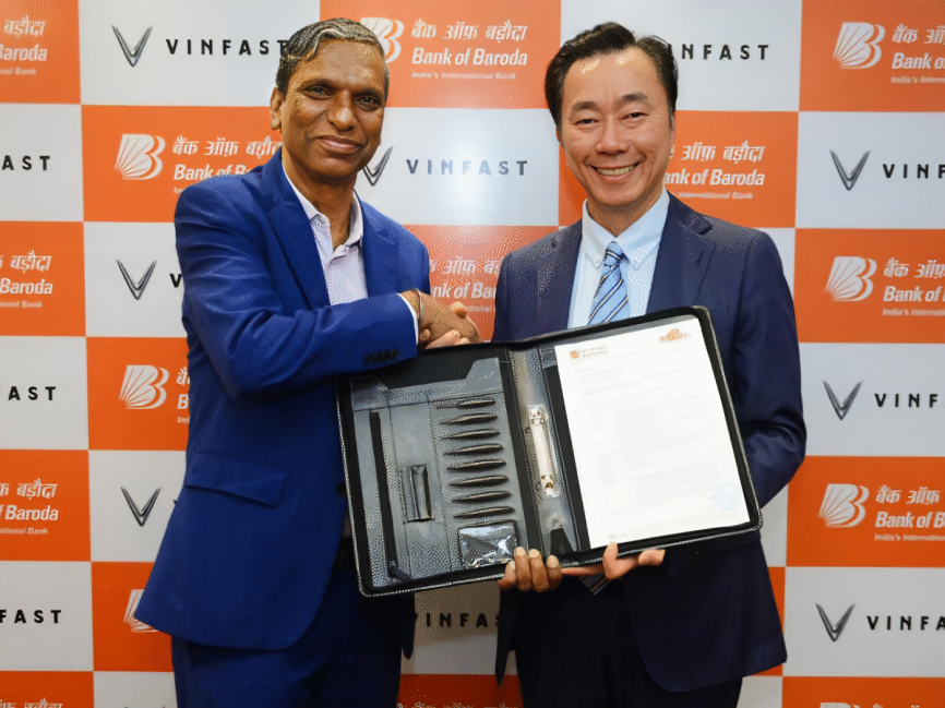 VinFast India Bank of Baroda partnership