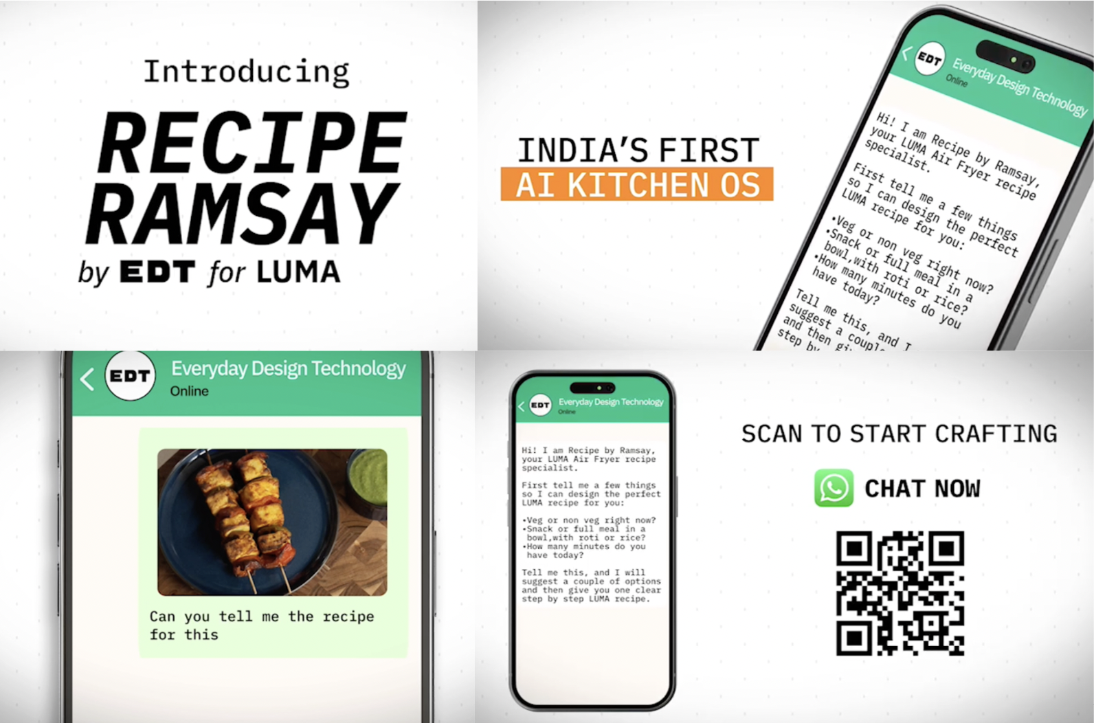 EDT Launches “Recipe Ramsay”, a First-of-its-Kind AI Kitchen OS Built Directly on WhatsApp powered by SagePilot AI