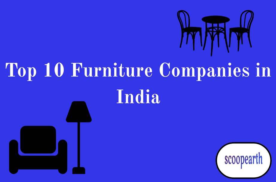 Top 10 furniture companies in India in 2026 showing modern home decor and interior designs