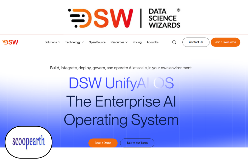 Data Science Wizards startup funding announcement for UnifyAI OS