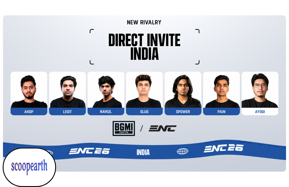 India’s highly anticipated BGMI team for Esports Nations Cup 2026 unveiled; receives special invite to main event