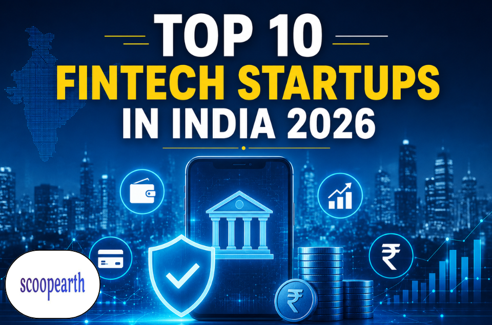 Top 10 fintech startups in India 2026 featuring leading companies driving innovation in digital payments, lending, wealth management, insurtech, and financial technology