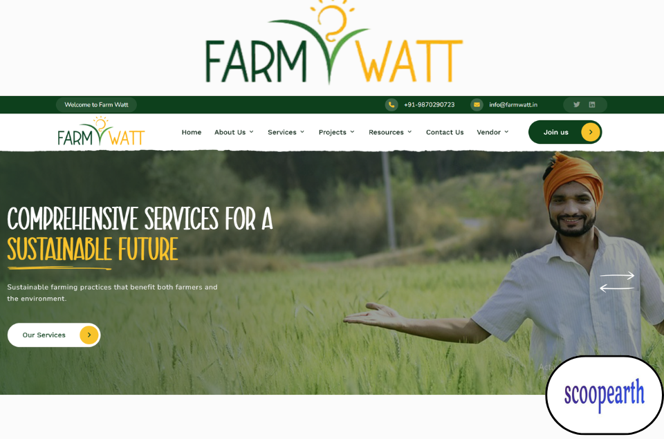 Farm Watt Innovations raises ₹32.5 crore in a funding round led by IAN Alpha Fund and Rainmatter to scale clean energy solutions for agriculture and business growth.