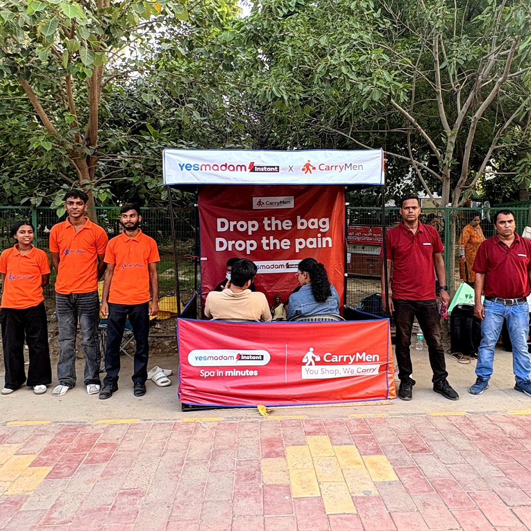Yes Madam and CarryMen collaboration to enhance the shopping experience with comfort, convenience, and personalized care.