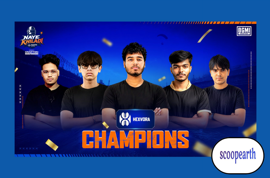 HEXVORA wins the inaugural BGMI NAYE KHILADI championship organized by NODWIN Gaming and KRAFTON India Esports.