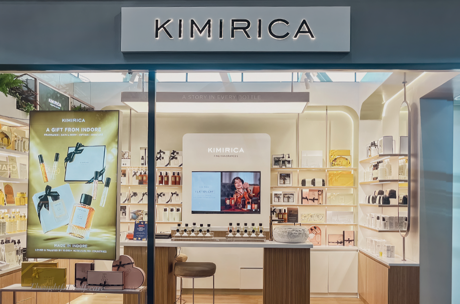 Kimirica launches an immersive luxury self-care store at Indore City Airport, offering premium wellness and personal care products to travelers.