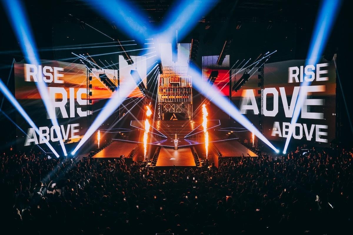 Esports World Cup 2026 opening ceremony in Paris featuring global esports players, live entertainment, spectacular stage performances, and gaming fans.