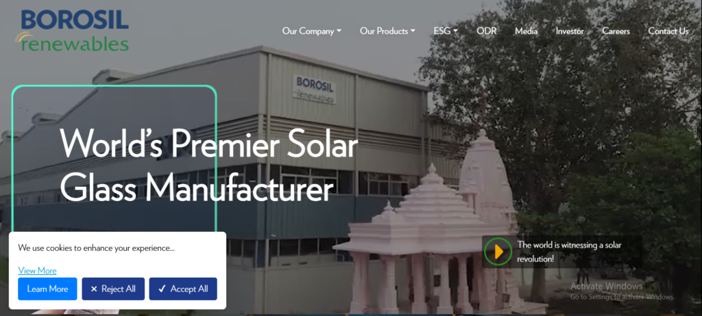 Borosil Renewables
