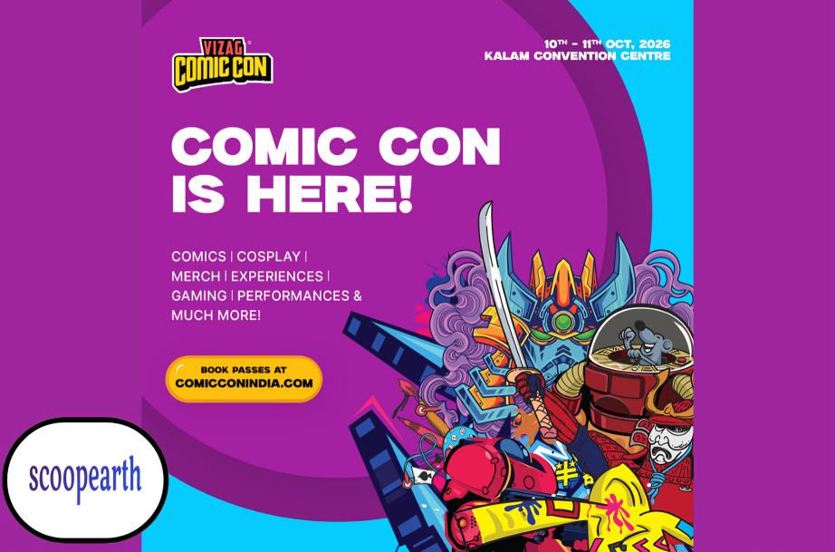 Comic Con India, the greatest pop culture celebration is back with Vizag debuting as the first host city