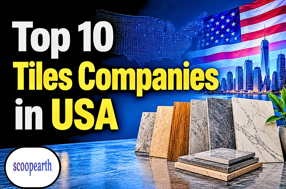 Top 10 tile companies in the USA featuring leading tile brands and manufacturers