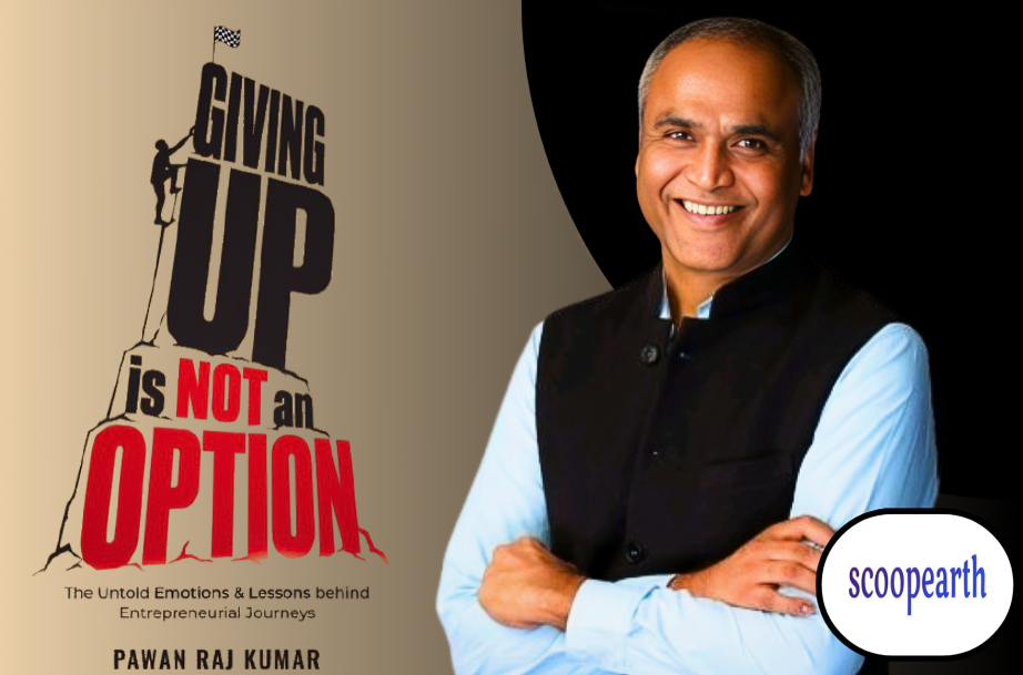 Pawan Raj Kumar launches Giving Up Is Not an Option