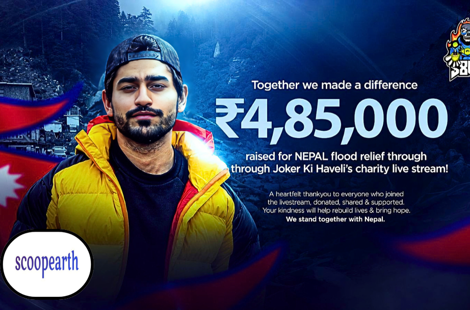 S8UL’s Joker Ki Haveli Supports Flood Relief Efforts in Nepal and Assam, Raises ₹4.85 Lakh for Nepal Through Charity Livestream