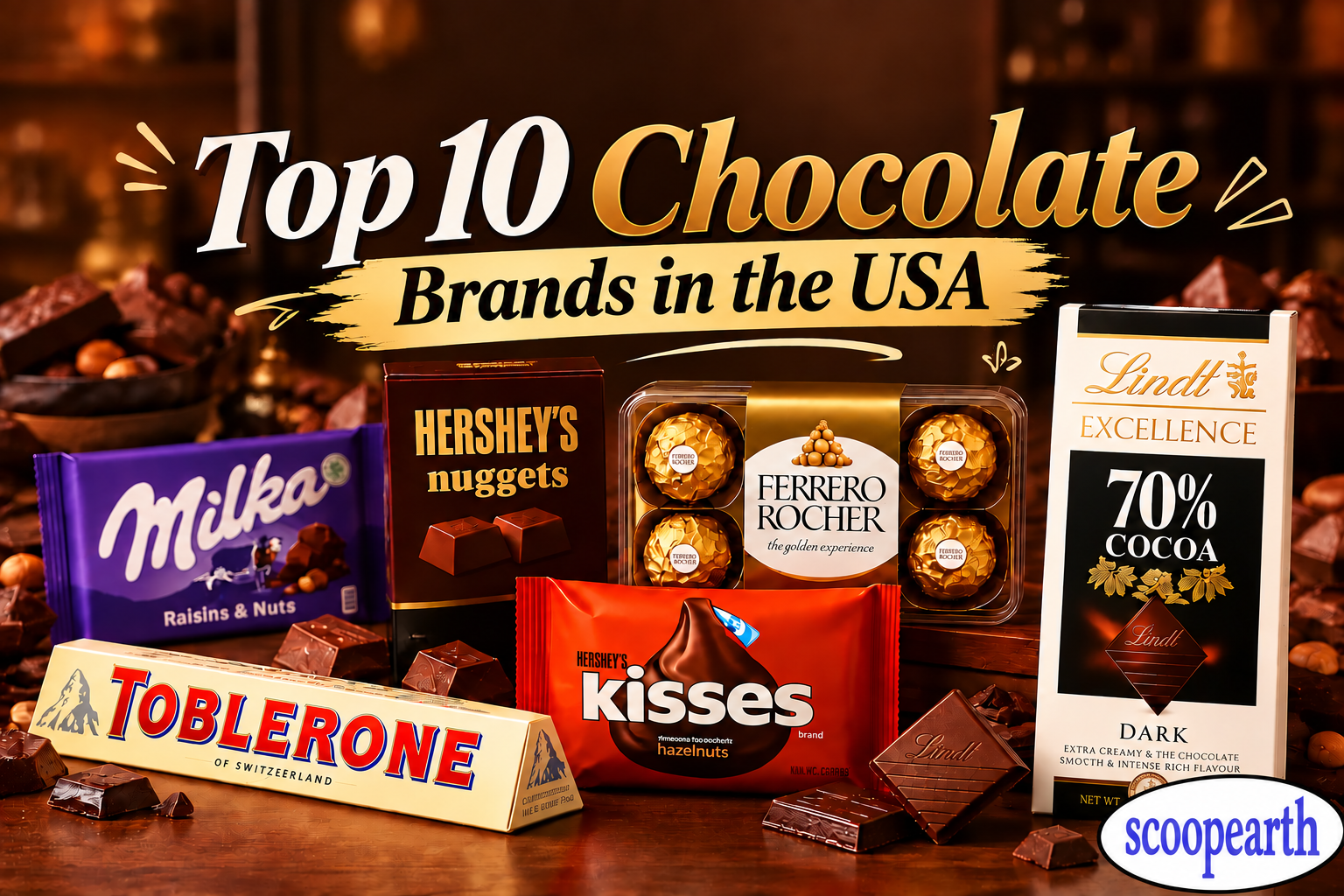 top chocolate brands in the USA