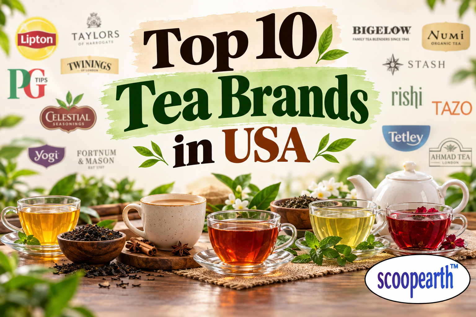 Top 10 Tea Brands in USA