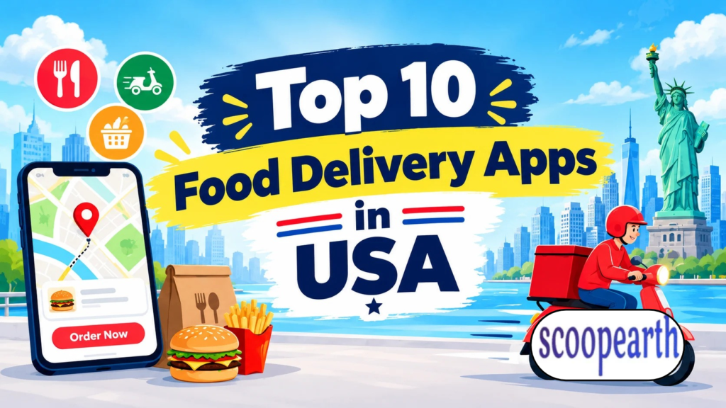 Top 10 Food Delivery Apps in USA