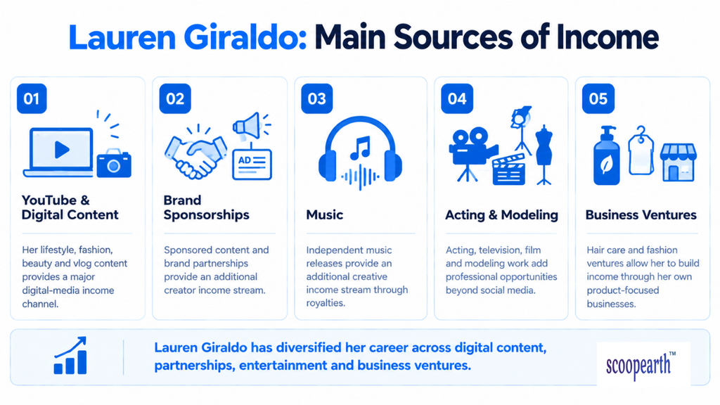 Lauren Giraldo's income