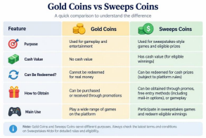 Gold Coins vs Sweeps Coins