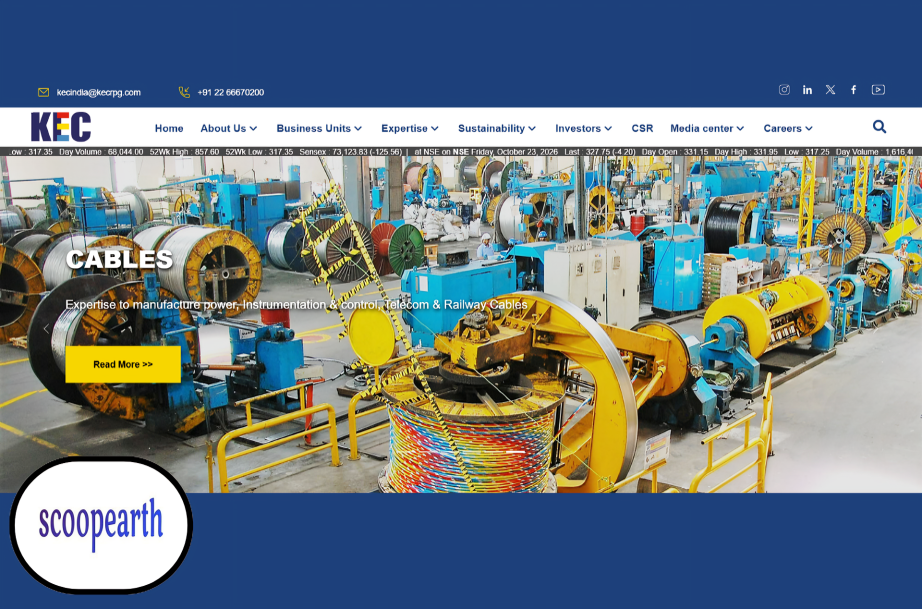 KEC International secures ₹2,872 crore order from Power Grid Corporation of India