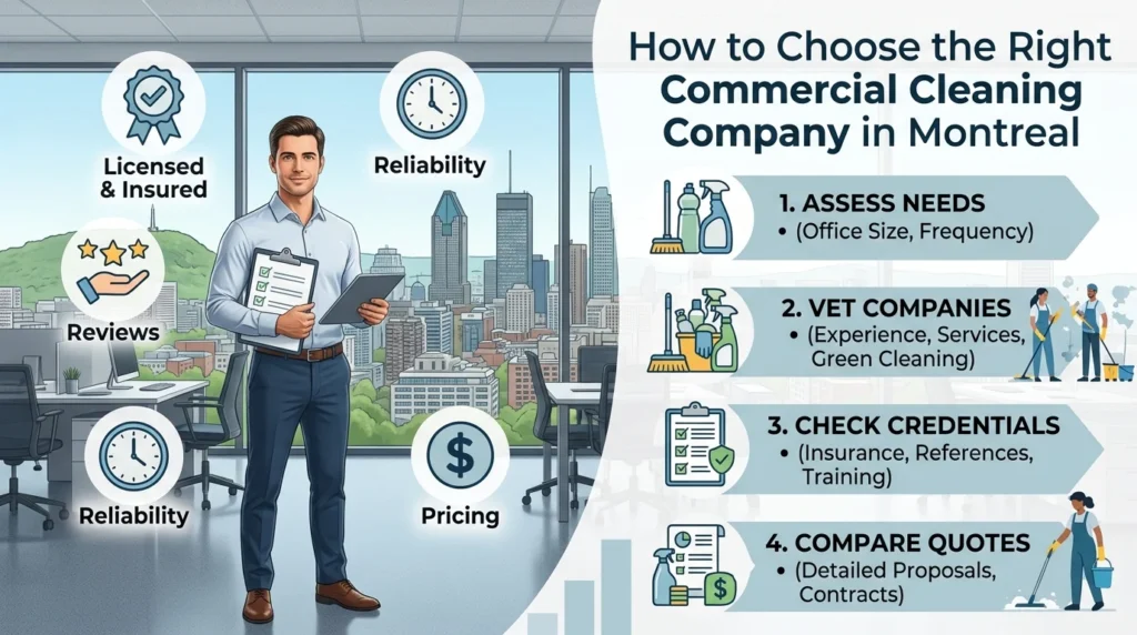 How to Choose the Right Commercial Cleaning Company in Montreal