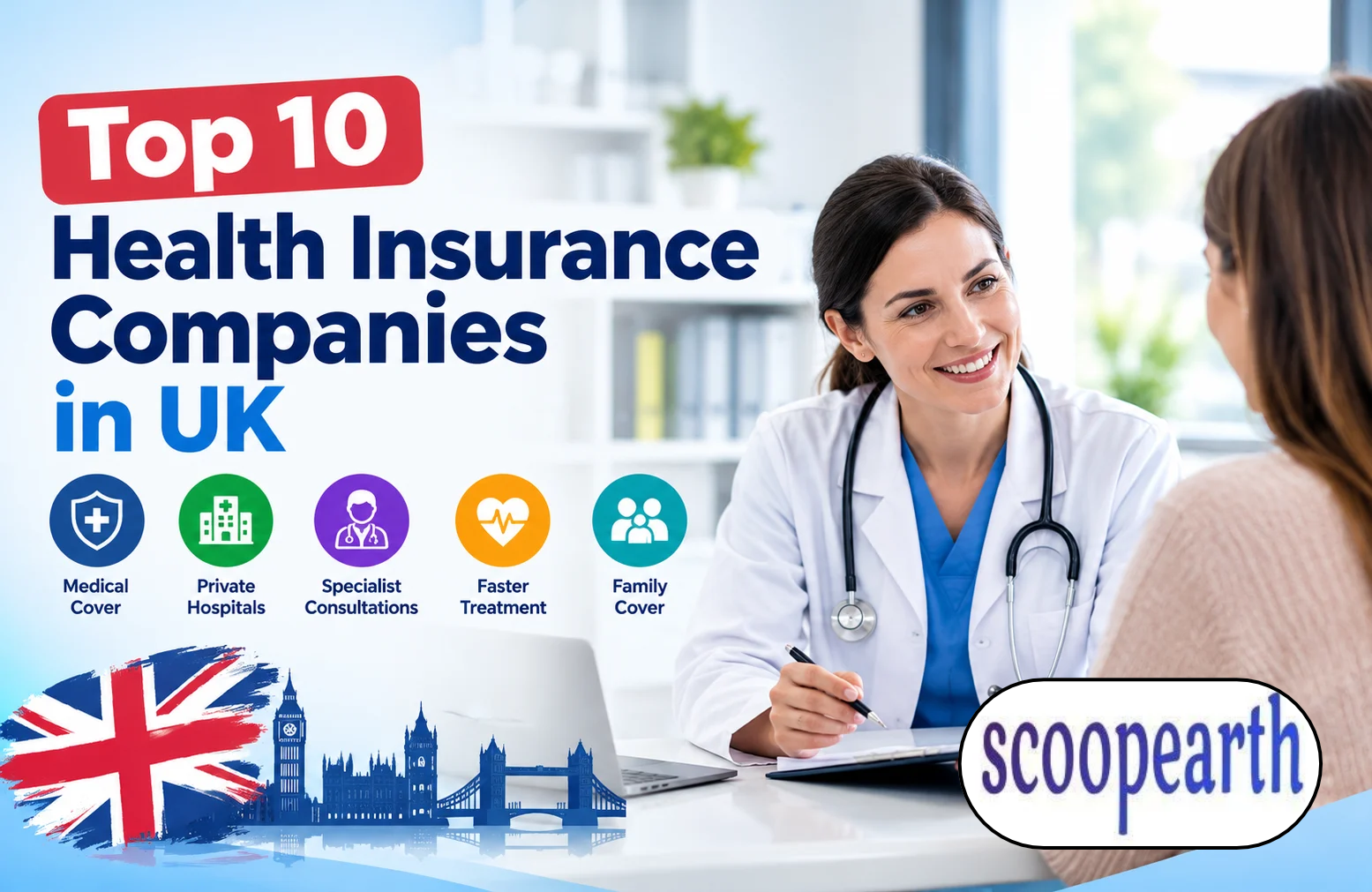 Top 10 Health Insurance Companies in UK
