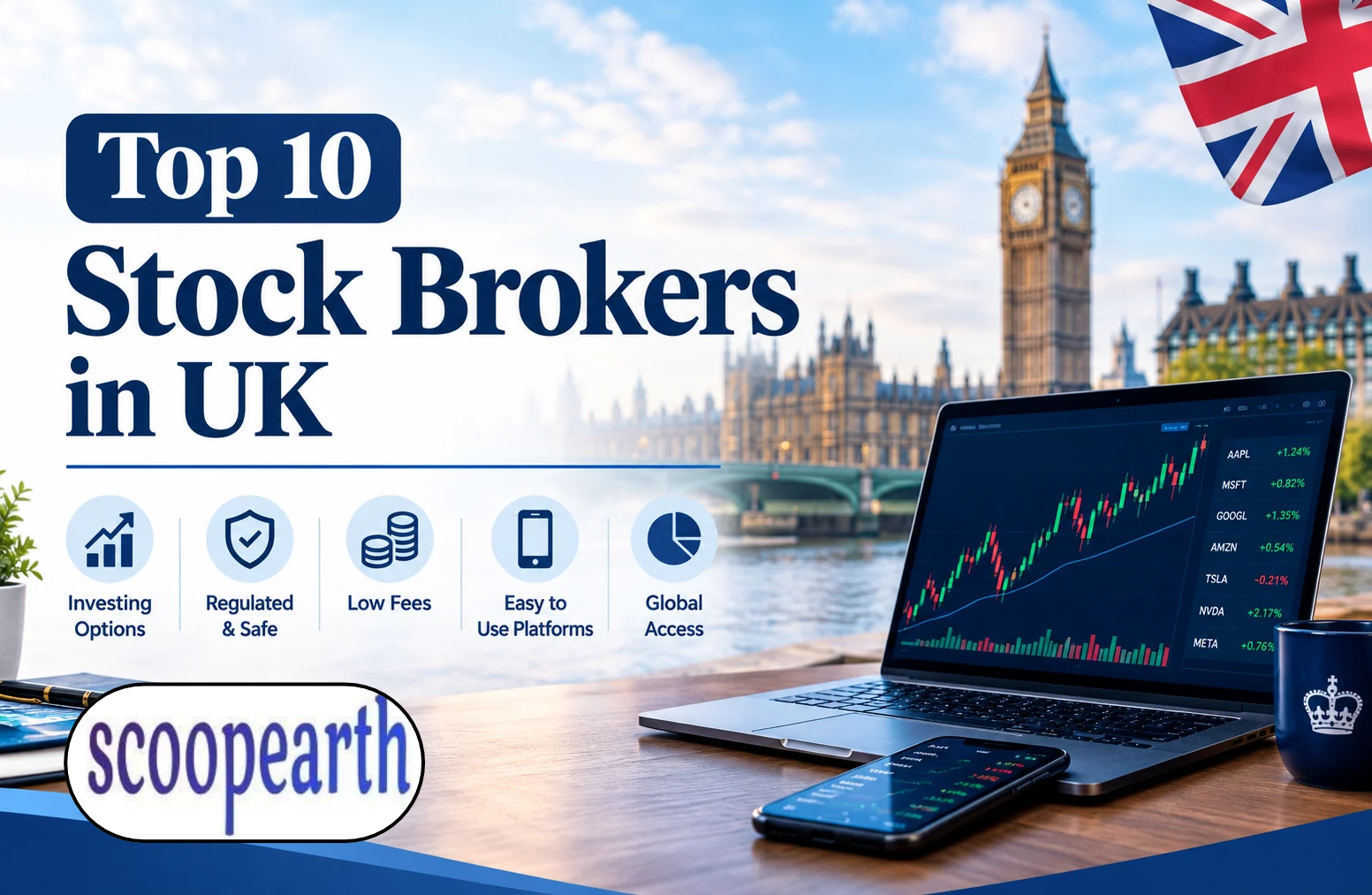 Top 10 Stock Brokers in UK