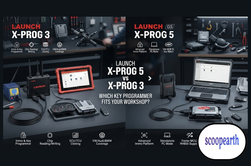 Launch X-PROG5 vs X-PROG3 key programmer comparison