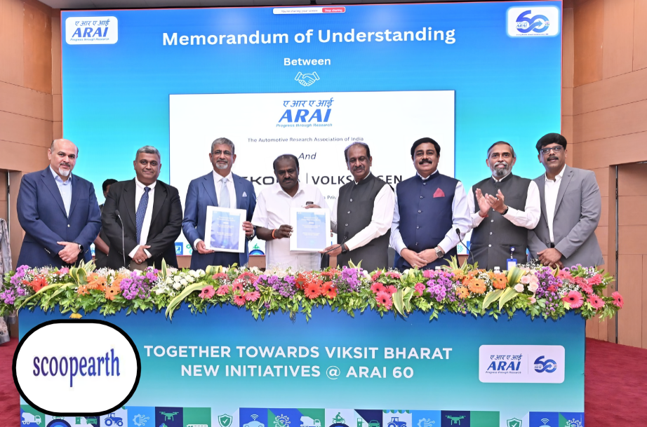 Škoda Auto Volkswagen India and ARAI partnership to strengthen automotive crash testing infrastructure.